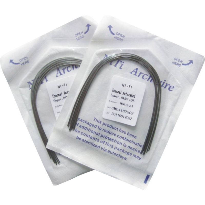 Orthodontic thermally activated wire