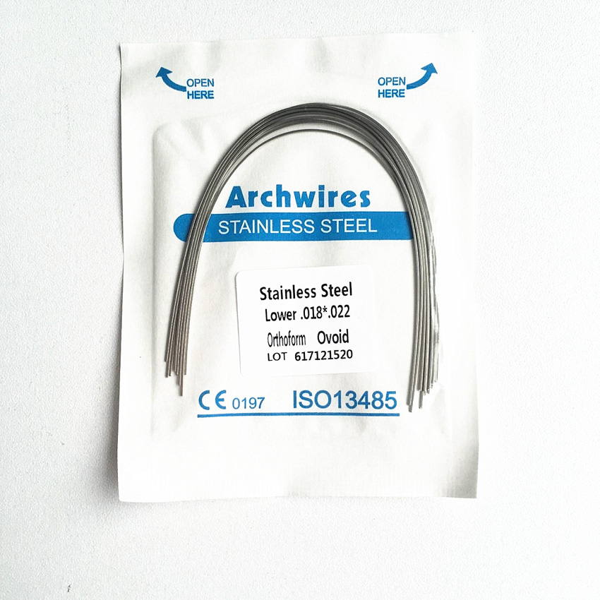 manufacturer stainless round rectangular orthodontic wire ovoid natural archwire